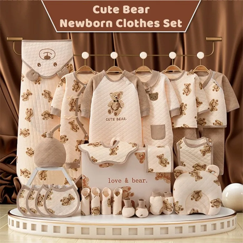 20-26pcs Newborn Baby Clothes Set 100% Pure Cotton Baby Boy Girl Clothes Suit Newborn Present Baby Shower Present With Box
20-26pcs Newborn Baby Clothes Set 100% Pure Cotton Baby Boy Girl Clothes Suit Newborn Present Baby Shower Present With Box
