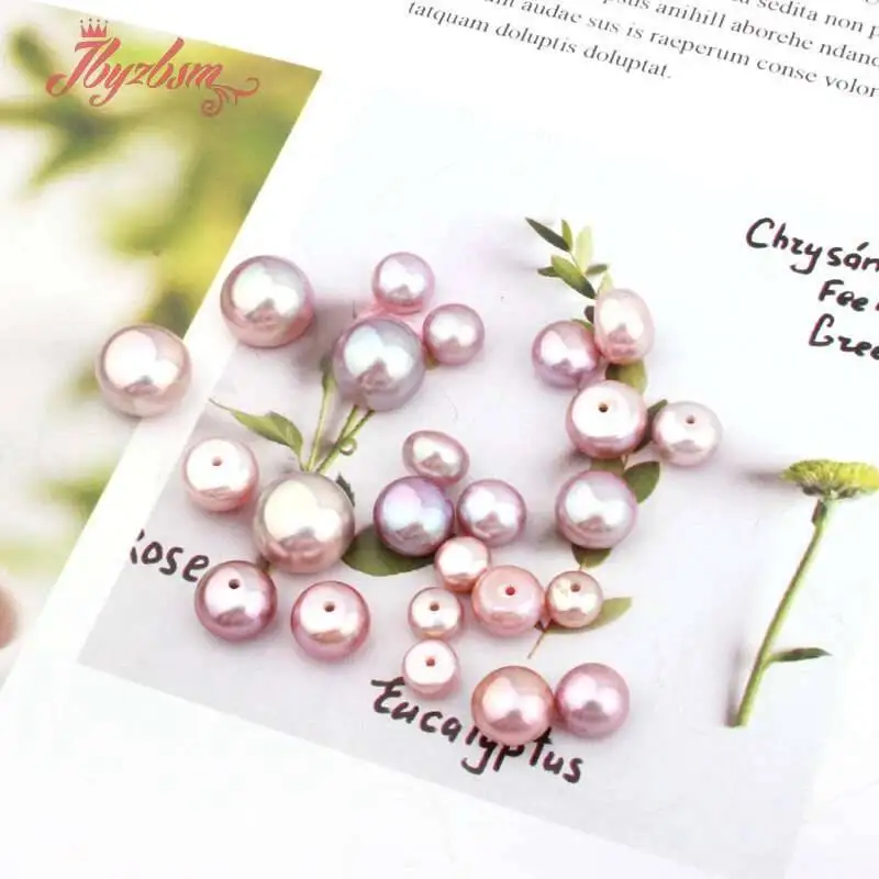 Natural Purple Freshwater Pearl Button Shape Half Drilling Stone Beads Fashion For Jewelry Making DIY Earring 5 Pair (10pcs)
Natural Purple Freshwater Pearl Button Shape Half Drilling Stone Beads Fashion For Jewelry Making DIY Earring 5 Pair (10pcs)