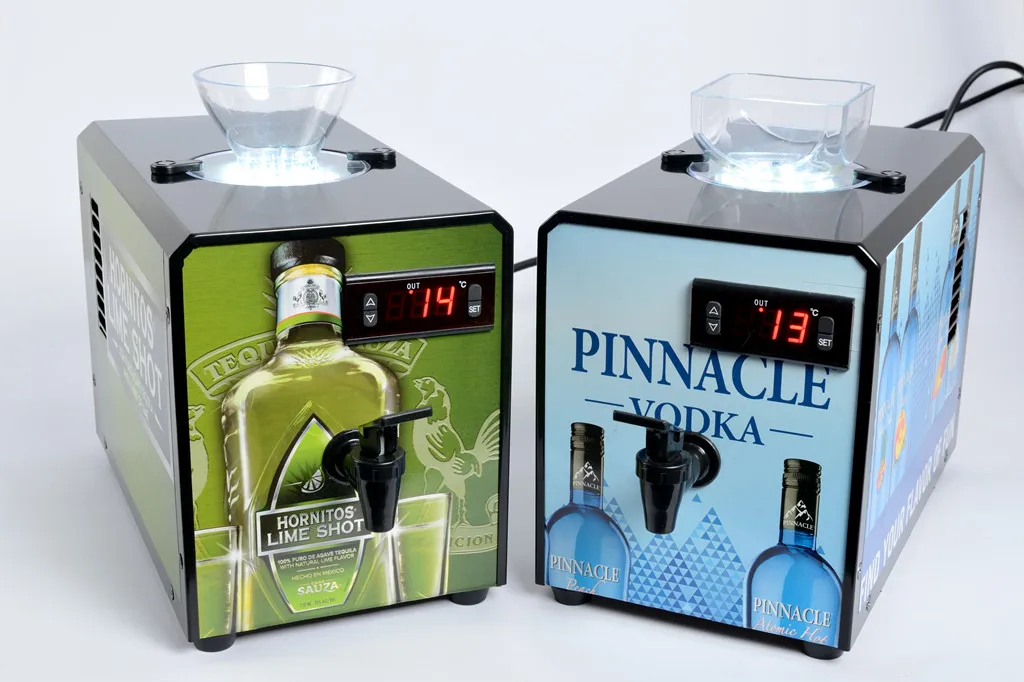 2025 Hot Sale Bar Alcohol Dispenser Ice Shot Machine Dispenser Ice Liquor Chiller for Wine Bar and Club
2025 Hot Sale Bar Alcohol Dispenser Ice Shot Machine Dispenser Ice Liquor Chiller for Wine Bar and Club