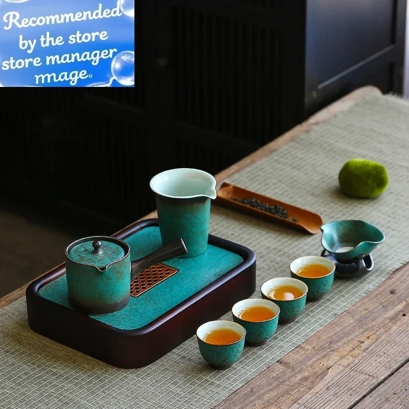 Набор Chun Sele Tea-Making Sets для дома и офиса, запеченная печь в стиле ретро, крышка с боковой ручкой, набор чашек, подарочная коробка, чайный сервиз, китайский Гавань
Набор Chun Sele Tea-Making Sets для дома и офиса, запеченная печь в стиле ретро, крышка с боковой ручкой, набор чашек, подарочная коробка, чайный сервиз, китайский Гавань