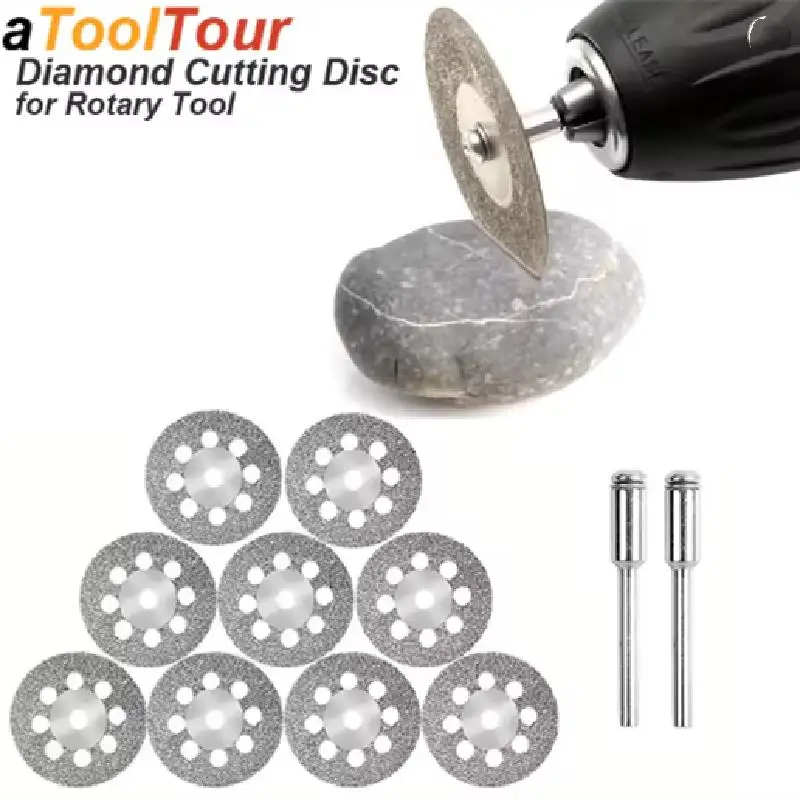 10Pcs Diamond Cutting Disc Wheels Circular Saw Blade Cut Off Rotary Tool Disk Mini Drill Mandrel Wood Stone Glass Sharp Cutoff
10Pcs Diamond Cutting Disc Wheels Circular Saw Blade Cut Off Rotary Tool Disk Mini Drill Mandrel Wood Stone Glass Sharp Cutoff
