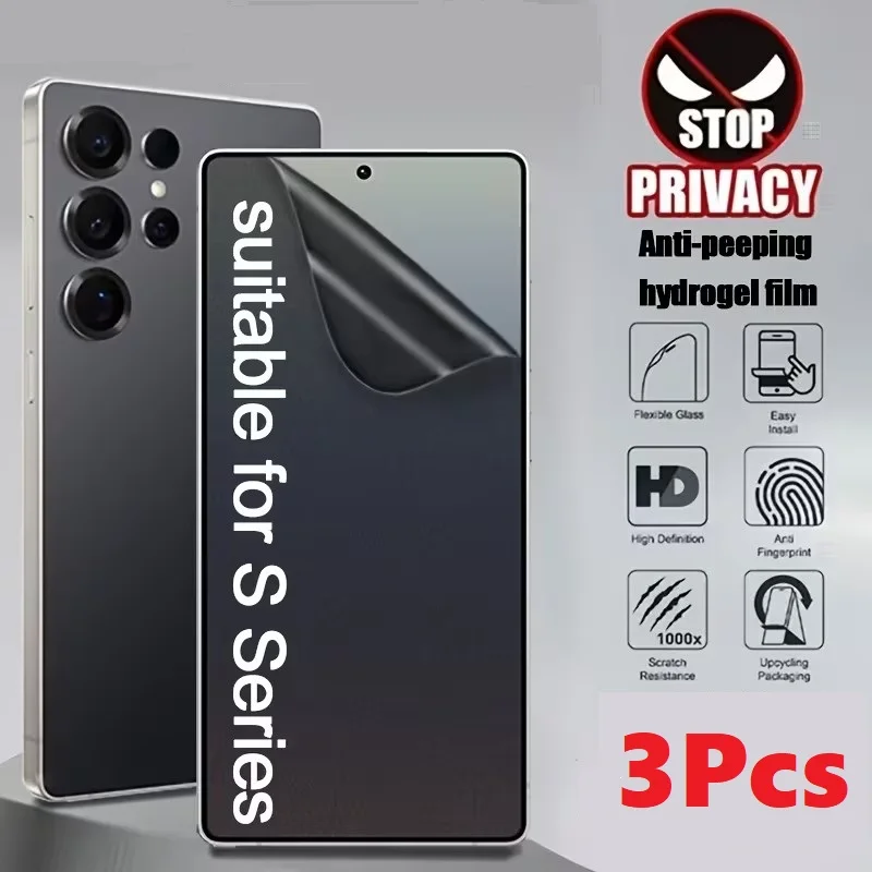 3Pcs Privacy Hydrogel Film Full Cover For Samsung Galaxy S26 S25 S24 S23 S22 S21Ultra Plus Anti-spy Screen Protector
3Pcs Privacy Hydrogel Film Full Cover For Samsung Galaxy S26 S25 S24 S23 S22 S21Ultra Plus Anti-spy Screen Protector