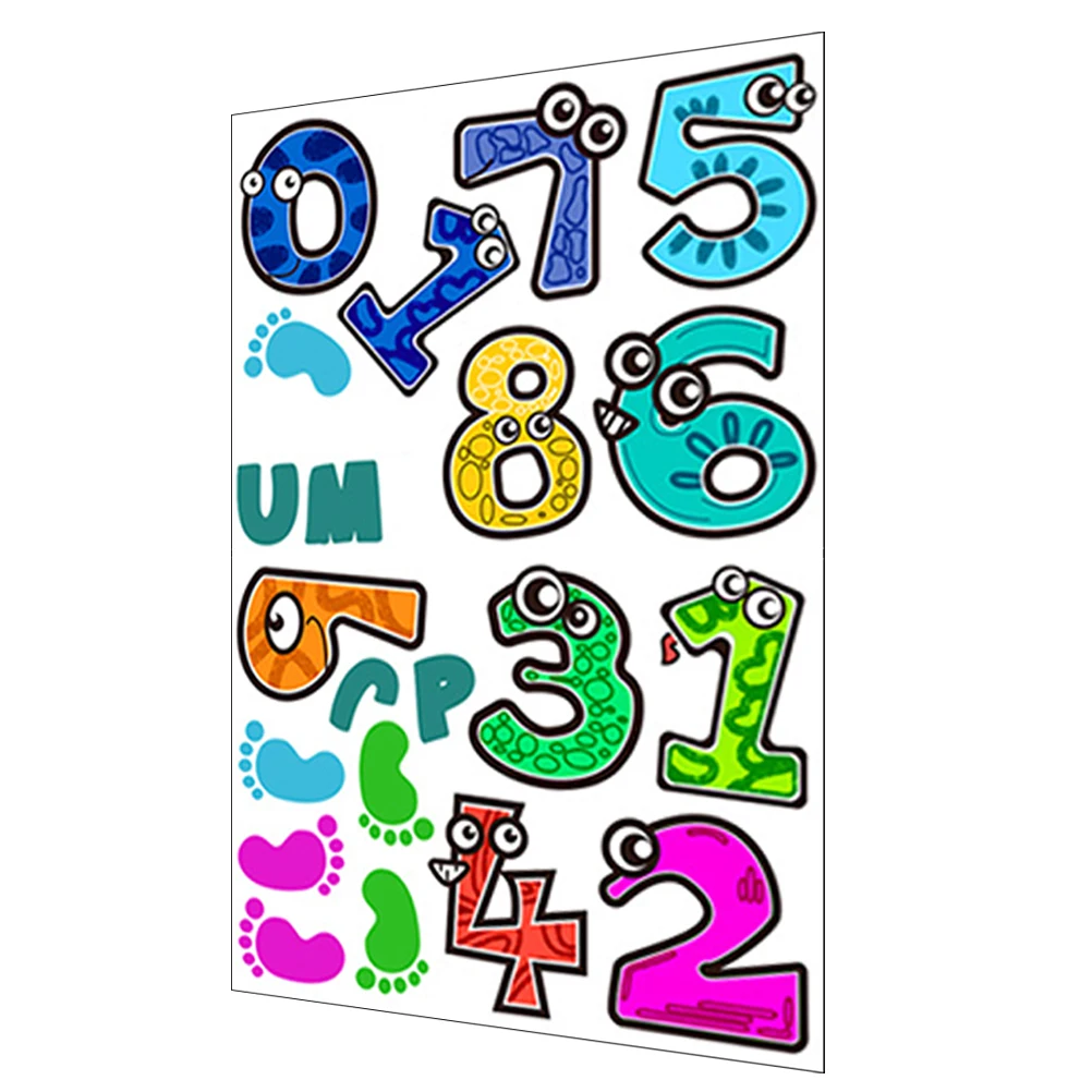 Cartoon Number Game Stickers Removable PVC Decor Kids Room Playroom Bedroom Floor Decals Waterproof No Fading Thickened Stickers
Cartoon Number Game Stickers Removable PVC Decor Kids Room Playroom Bedroom Floor Decals Waterproof No Fading Thickened Stickers