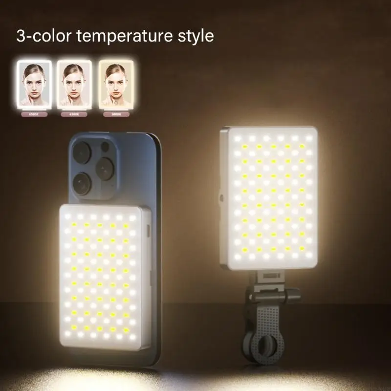 Multifunctional Clip On Beauty Light Color Changing Phone Fill Light For Video Outdoor K1KF
Multifunctional Clip On Beauty Light Color Changing Phone Fill Light For Video Outdoor K1KF
