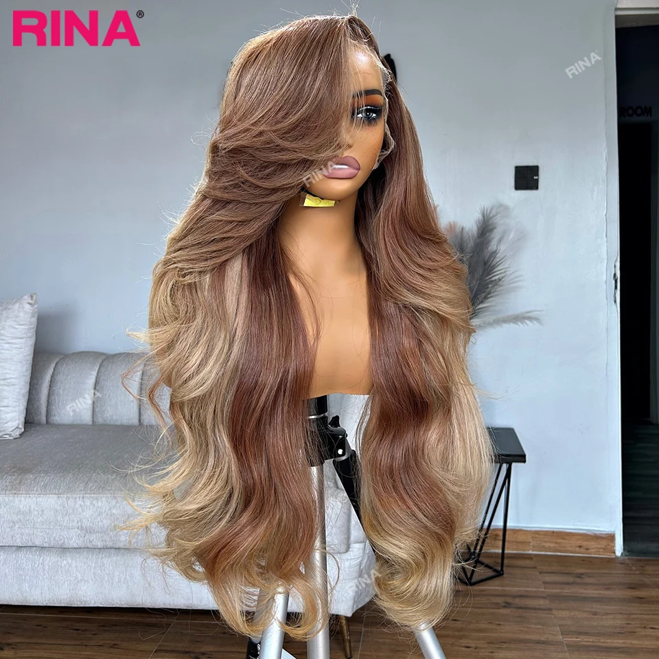 Brown Blonde Body Wave Human Hair Wigs 13x4 Lace Frontal Human Hair Wig 180% Ombre Color Body Wave 13x6 Lace Front Wig For Women
Brown Blonde Body Wave Human Hair Wigs 13x4 Lace Frontal Human Hair Wig 180% Ombre Color Body Wave 13x6 Lace Front Wig For Women