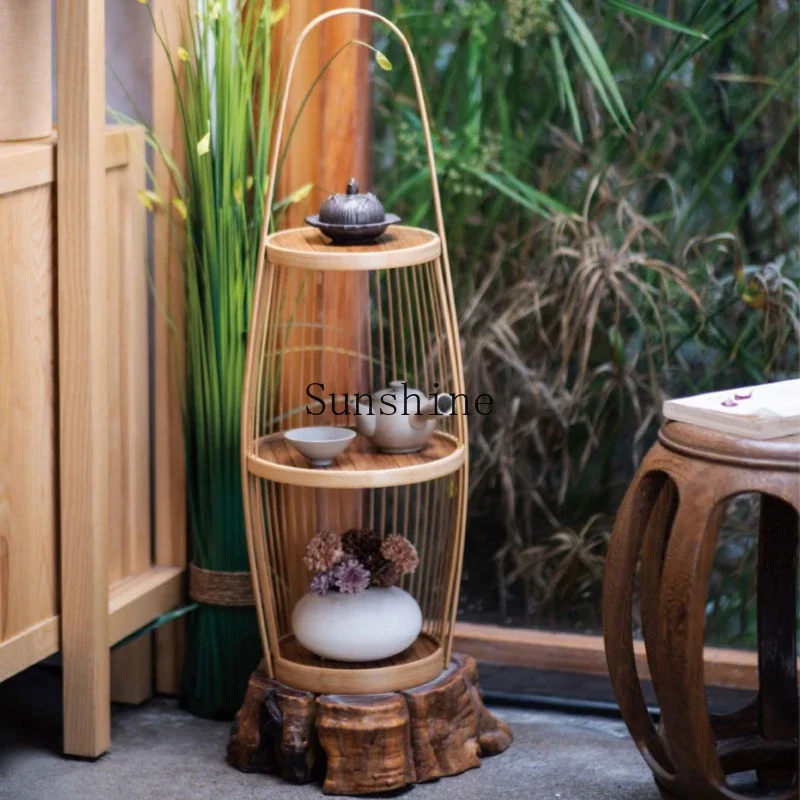 Chinese-style Zen tea room atmosphere decoration balcony wabi sabi wind bogu frame
Chinese-style Zen tea room atmosphere decoration balcony wabi sabi wind bogu frame