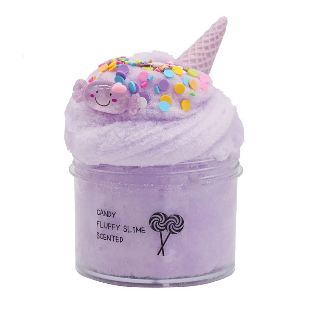 200ml Purple Ice Cream Cloud Slime, Scented Fluffy Slime with Candy Decorations
200ml Purple Ice Cream Cloud Slime, Scented Fluffy Slime with Candy Decorations