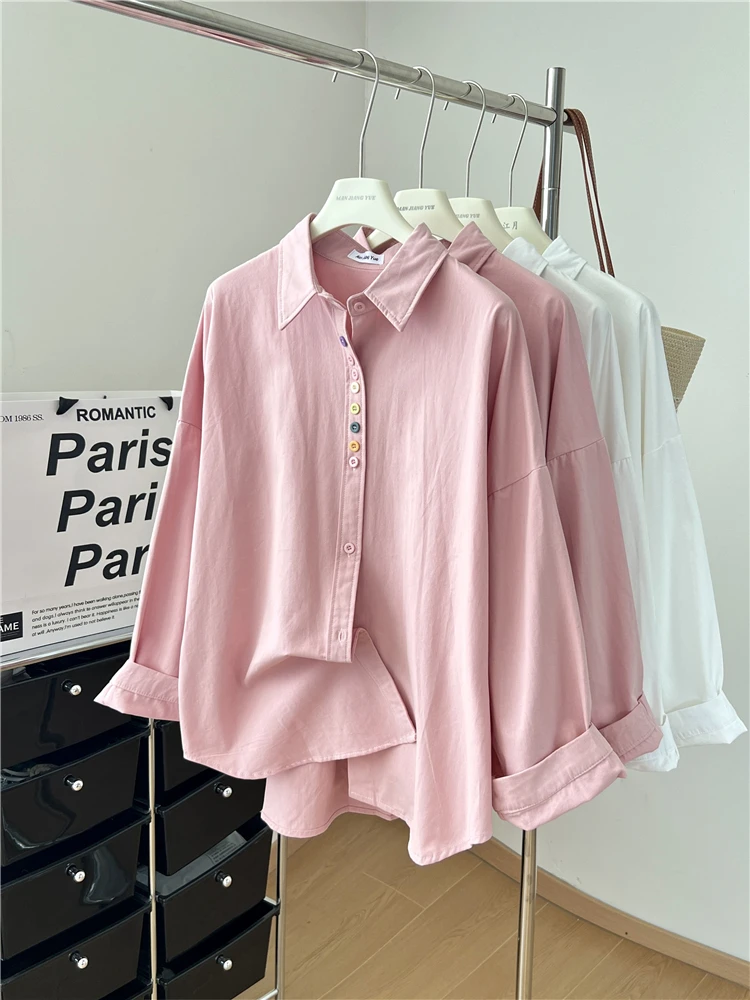 Basic Commuter Fashion Loose Blouse Fashion Oversized Long-sleeved Design Sense Short Women's Shirt
Basic Commuter Fashion Loose Blouse Fashion Oversized Long-sleeved Design Sense Short Women's Shirt