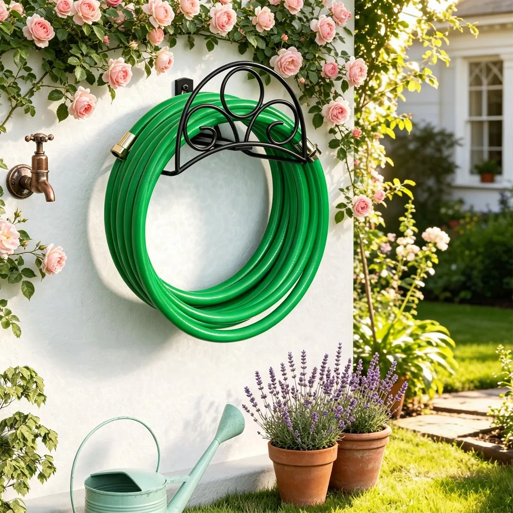 Garden Wall-Mounted Water Pipe And Hose Storage Rack Hose Bracket Fixed Installation Water Pipe Rack
Garden Wall-Mounted Water Pipe And Hose Storage Rack Hose Bracket Fixed Installation Water Pipe Rack