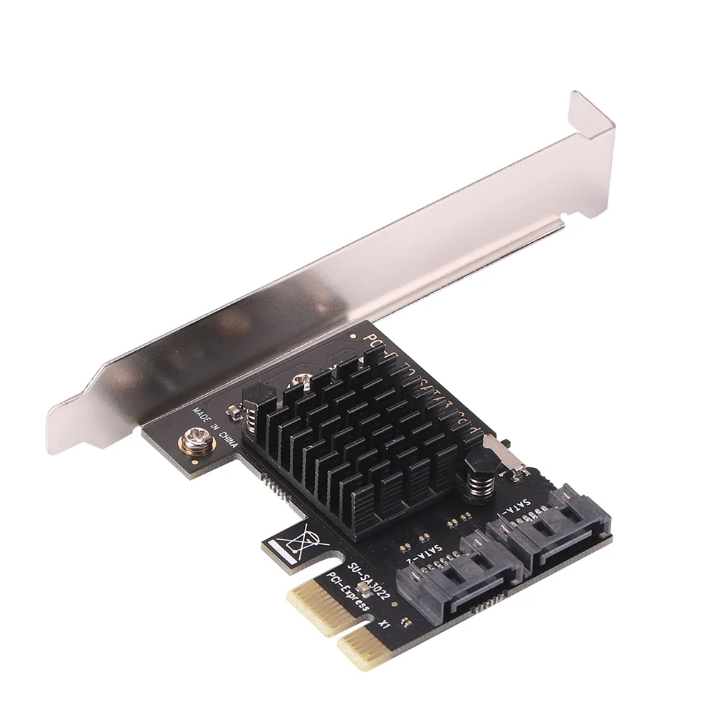 PCI-E 1x к SATA3.0 2-портовый адаптер Riser 6 Гбит/с Аксессуары для расширения PCI Express
PCI-E 1x к SATA3.0 2-портовый адаптер Riser 6 Гбит/с Аксессуары для расширения PCI Express