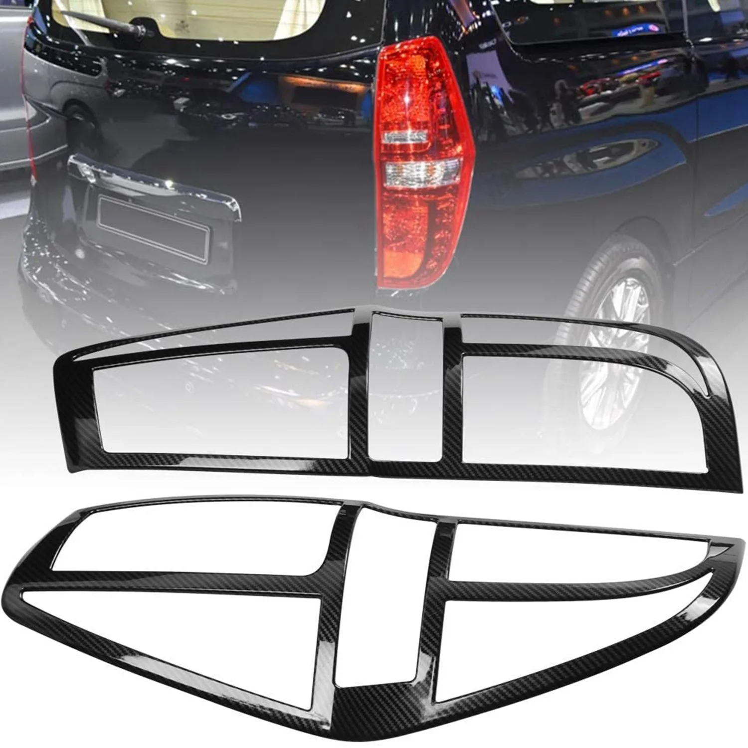 #232I Car Carbon Fiber ABS Taillight Rear Lamp Cover Trim Fits for HYUNDAI GRAND STAREX H1 2019 (Carbon Fiber)
#232I Car Carbon Fiber ABS Taillight Rear Lamp Cover Trim Fits for HYUNDAI GRAND STAREX H1 2019 (Carbon Fiber)
