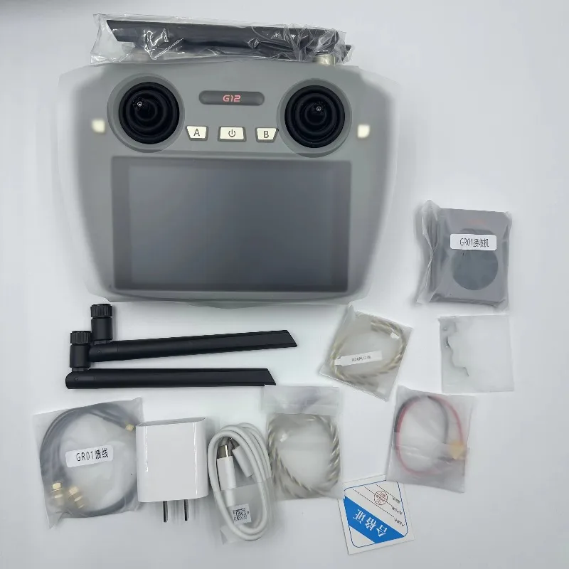 Skydroid G12 Remote Controller 12-channel Dual-band 2.4G/ 5.8G 1080P High-Definition Display 20KM Digital Image Transmission
Skydroid G12 Remote Controller 12-channel Dual-band 2.4G/ 5.8G 1080P High-Definition Display 20KM Digital Image Transmission