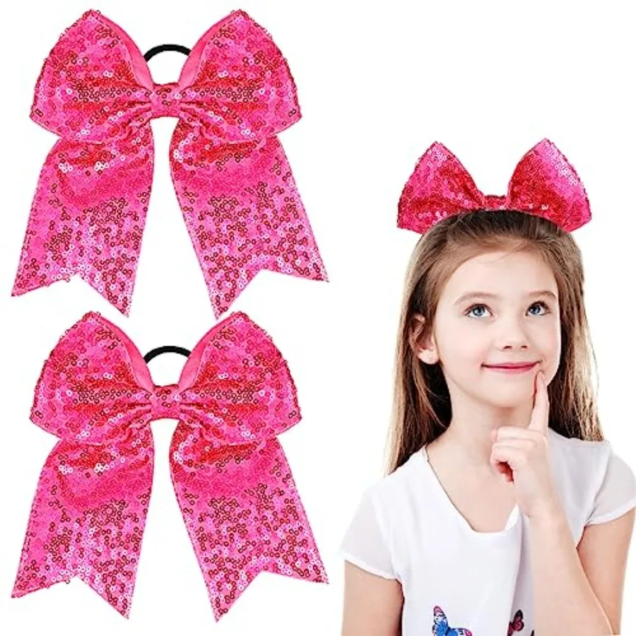 2 Packs Jumbo Cheerleading Bow 8 Inch Large Cheer Hair Bows with Ponytail Holder for Teen Girls Softball Outfit Uniform
2 Packs Jumbo Cheerleading Bow 8 Inch Large Cheer Hair Bows with Ponytail Holder for Teen Girls Softball Outfit Uniform