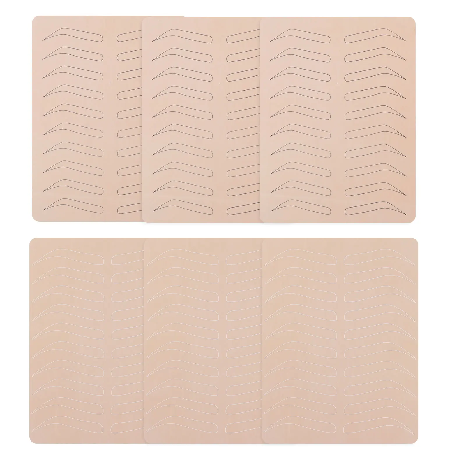 6 Pcs Eyebrow Tattoo Practice Skin Silicone Supplies Blank Flexible Synthetic Material For Artists Tools Techniques
6 Pcs Eyebrow Tattoo Practice Skin Silicone Supplies Blank Flexible Synthetic Material For Artists Tools Techniques