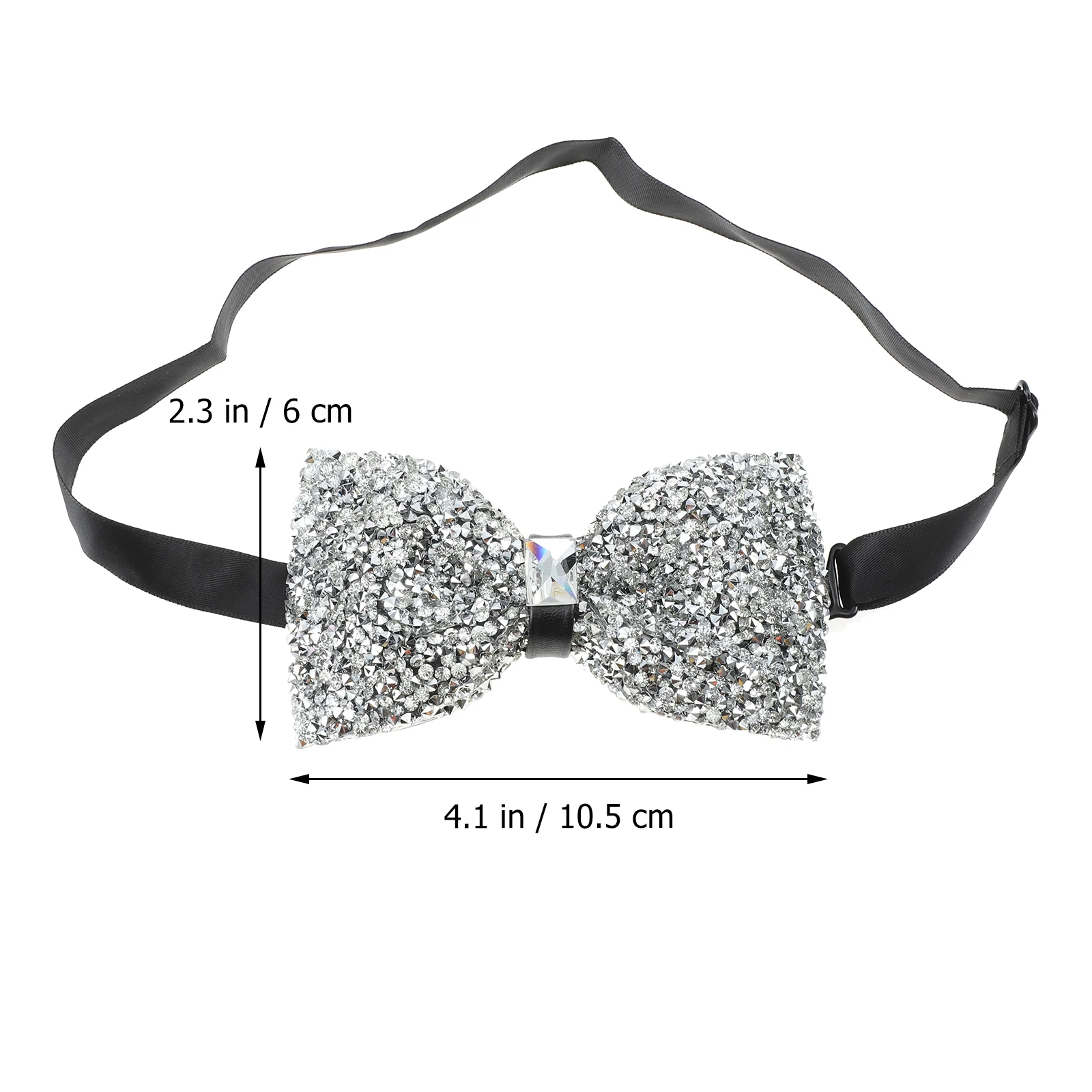 2pcs Rhinestone Bow Ties Diamond-Tip Pre-Tied For Men Boy Adjustable Banquet Wedding Formal Occasion Groom Groomsmen Accessory 
2pcs Rhinestone Bow Ties Diamond-Tip Pre-Tied For Men Boy Adjustable Banquet Wedding Formal Occasion Groom Groomsmen Accessory