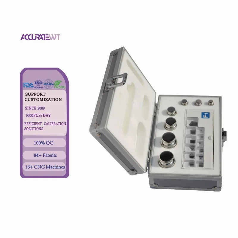 Набор калибровочных весов из нержавеющей стали, сертифицированных OIML F2, 1 мг-200 г, высокая точность для аналитических весов и цифровых весов
Набор калибровочных весов из нержавеющей стали, сертифицированных OIML F2, 1 мг-200 г, высокая точность для аналитических весов и цифровых весов