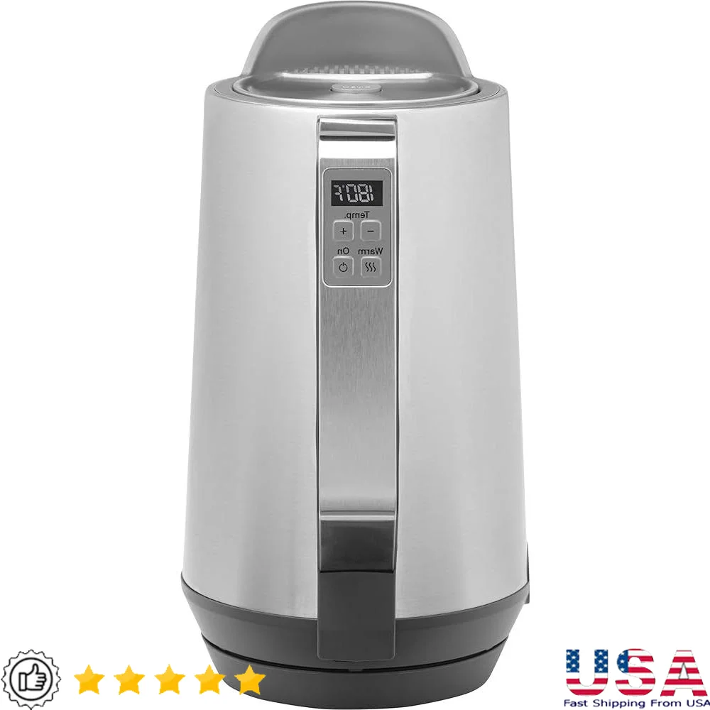 Double Wall Insulated Electric Kettle Digital Temperature Control 6 Cup Capacity Auto Shutoff Keep Warm Function Stainless Steel
Double Wall Insulated Electric Kettle Digital Temperature Control 6 Cup Capacity Auto Shutoff Keep Warm Function Stainless Steel