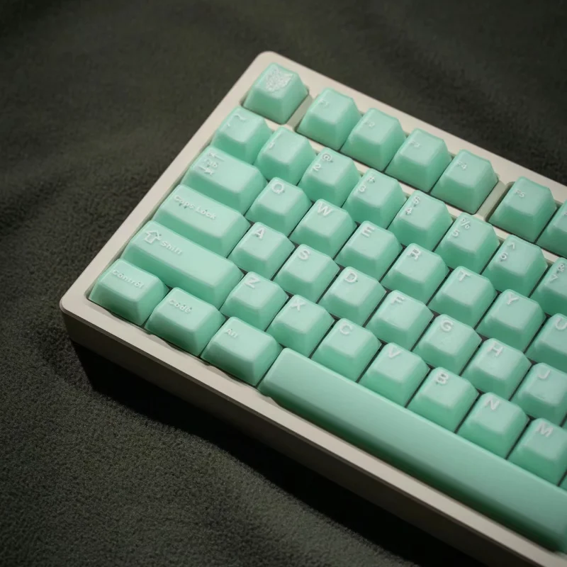 Cyan Jade Theme Keycap Set PBT 114key Custom Translucent Keyboard Cap Cherry Profile KeyCap for Mechanical Keyboard Crush80 GX87
Cyan Jade Theme Keycap Set PBT 114key Custom Translucent Keyboard Cap Cherry Profile KeyCap for Mechanical Keyboard Crush80 GX87