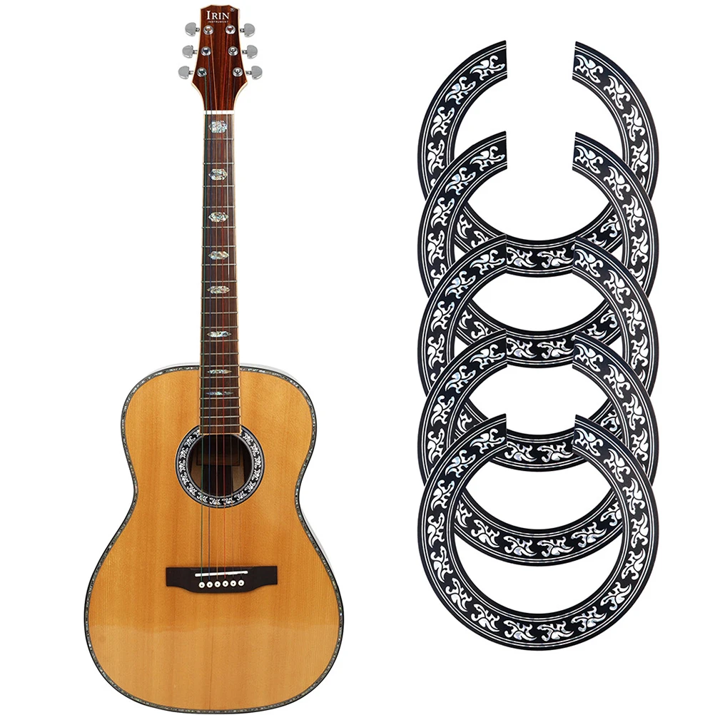 4Pcs Hole Inlay Stickers Acoustic Classical Folk Guitar Accessories Decorative Guitar Sound Hole Rosette Rosette Decal PVC
4Pcs Hole Inlay Stickers Acoustic Classical Folk Guitar Accessories Decorative Guitar Sound Hole Rosette Rosette Decal PVC