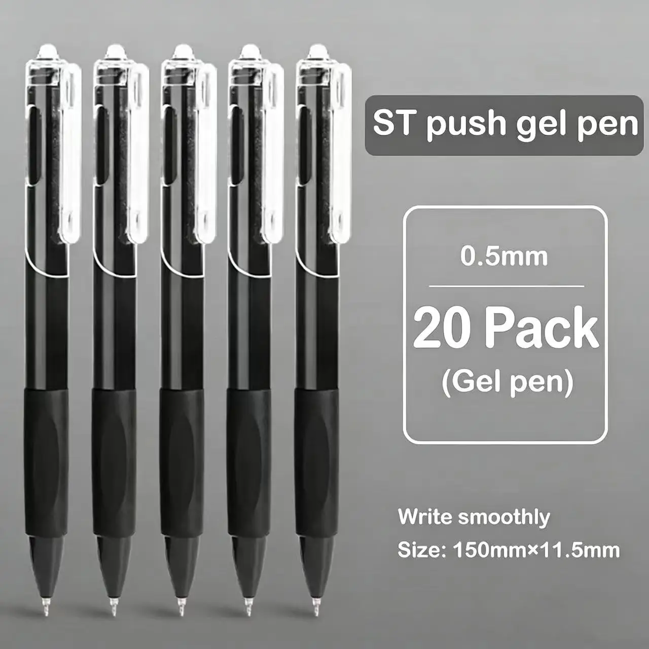 5/10/20 pcs gel pen ins smooth press quick-drying 0.5mm black pen ballpoint pens school supplies stationery
5/10/20 pcs gel pen ins smooth press quick-drying 0.5mm black pen ballpoint pens school supplies stationery