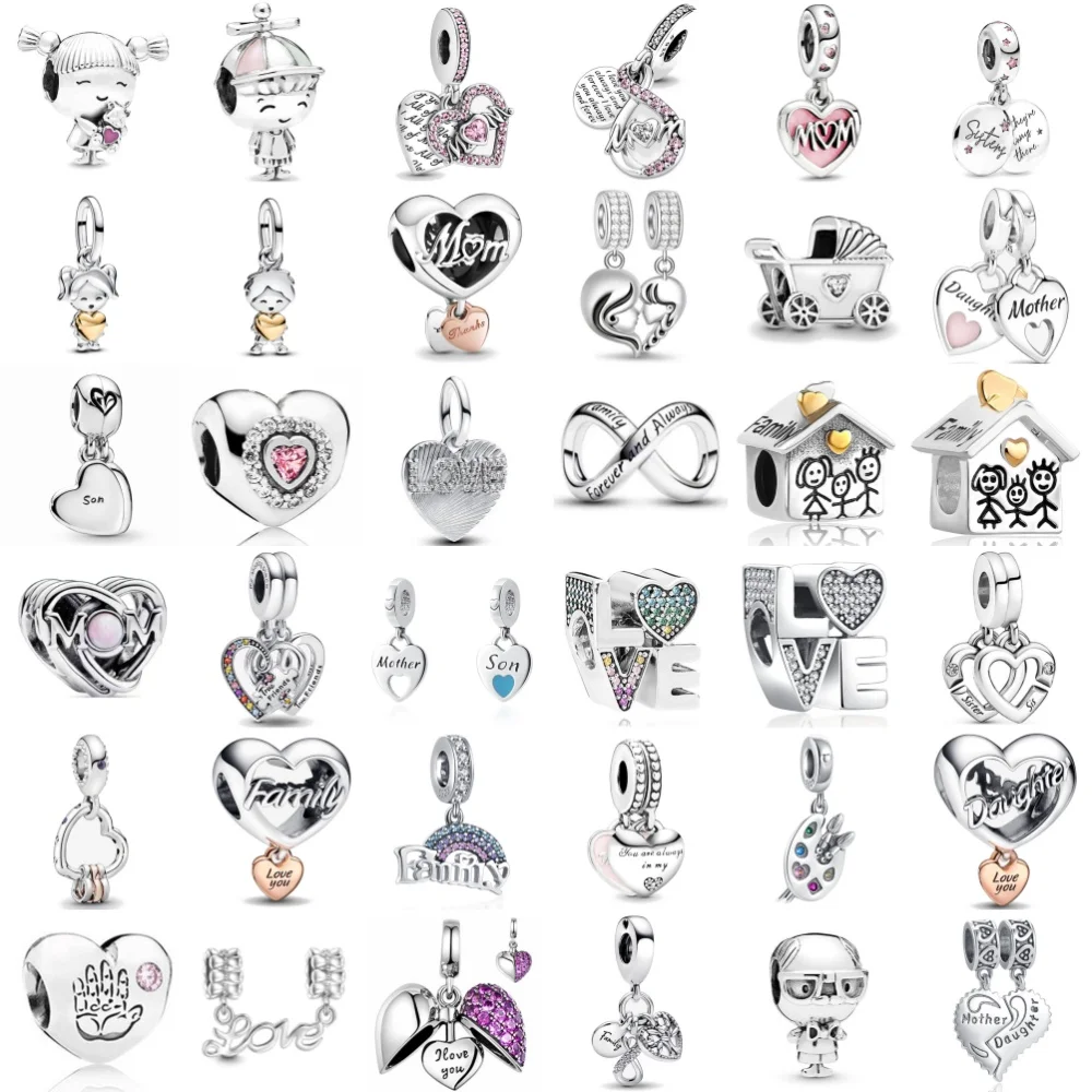 New 925 Silver Family Unlimited Triple Pendant Friendship Pendant, Suitable for Original Bead Bracelets DIY Pendant Jewelry
New 925 Silver Family Unlimited Triple Pendant Friendship Pendant, Suitable for Original Bead Bracelets DIY Pendant Jewelry
