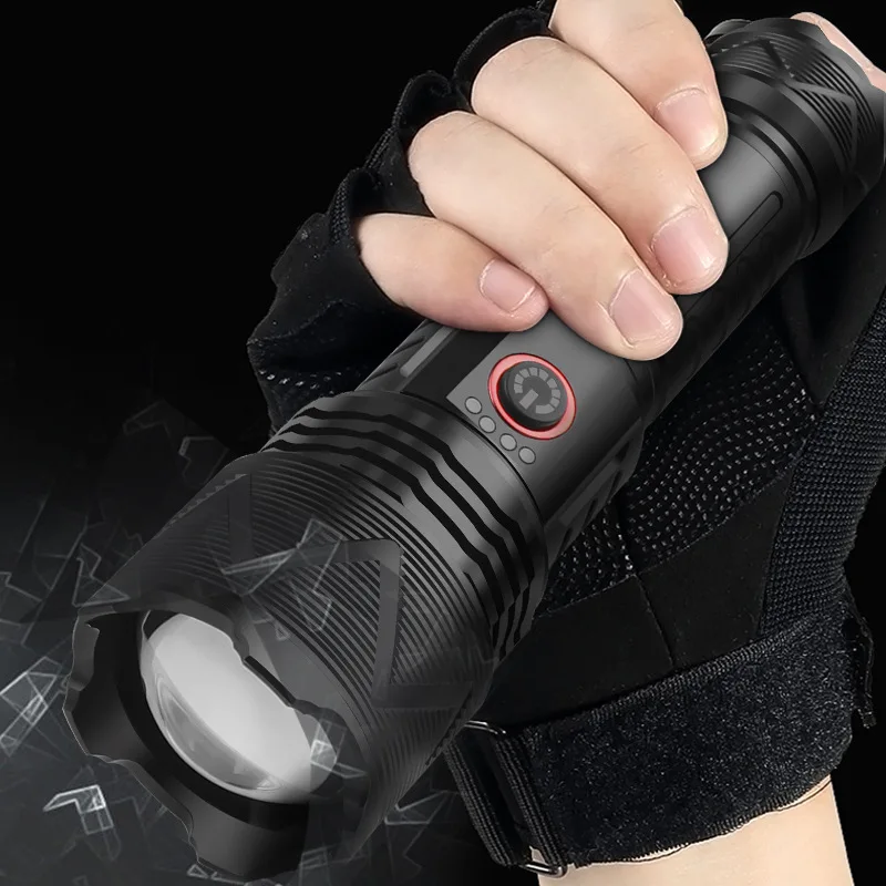 C2 Camping High-Power Led Flashlight With Usb Charging Xhp70 Super Bright Torch 4 Lighting Modes Waterproof Rechargeable Lamp
C2 Camping High-Power Led Flashlight With Usb Charging Xhp70 Super Bright Torch 4 Lighting Modes Waterproof Rechargeable Lamp
