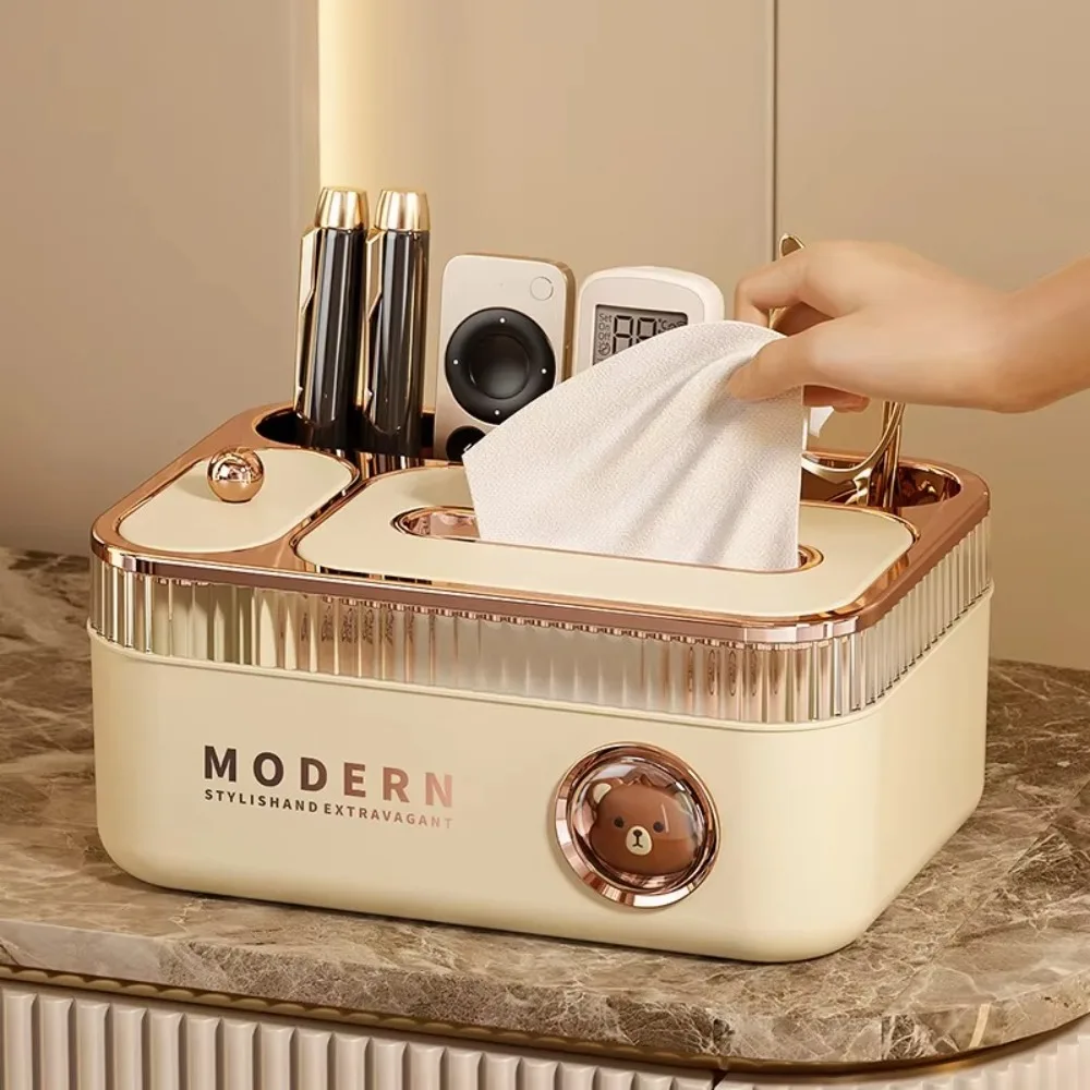 New Multi-function Desktop Tissue Box Dust Proof Large Capacity Remote Control Storage Box Tissue Holder Living Room
New Multi-function Desktop Tissue Box Dust Proof Large Capacity Remote Control Storage Box Tissue Holder Living Room