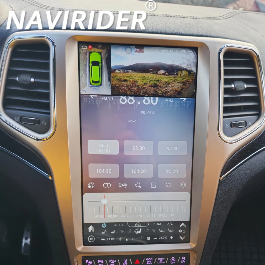 13,6-дюймовый автомобильный радиоприемник для Jeep Grand Cherokee 2014-2020, Android GPS, автомобильный мультимедийный видеоплеер, стерео QLED экран, беспроводной CarPlay
13,6-дюймовый автомобильный радиоприемник для Jeep Grand Cherokee 2014-2020, Android GPS, автомобильный мультимедийный видеоплеер, стерео QLED экран, беспроводной CarPlay
