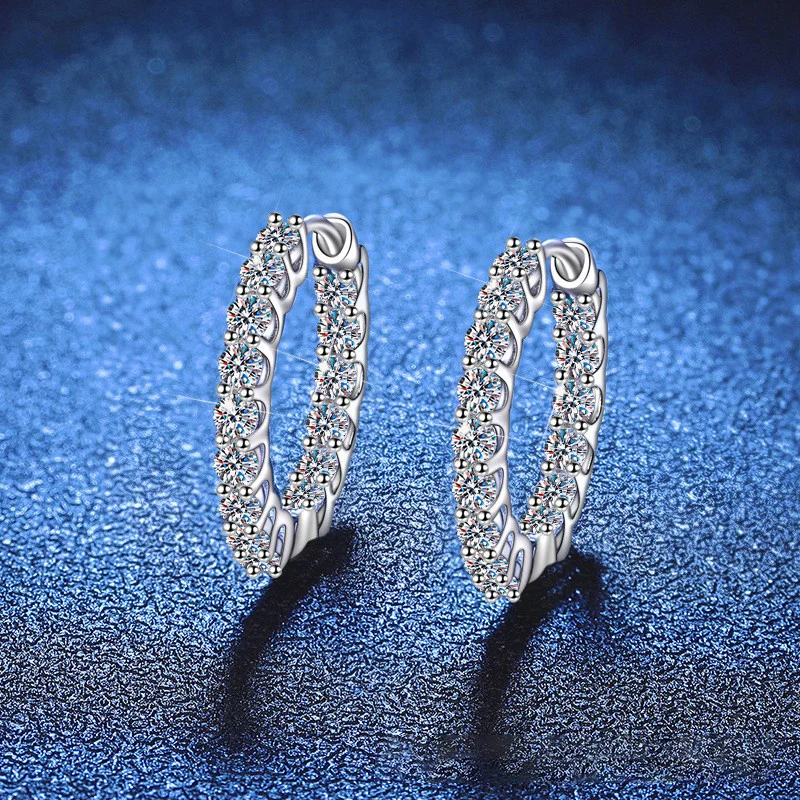 PT950 Platinum Full Diamond Inlaid Moissanite Earrings, Personalized and Versatile Women's Diamond Earrings, PT950 Imprint
PT950 Platinum Full Diamond Inlaid Moissanite Earrings, Personalized and Versatile Women's Diamond Earrings, PT950 Imprint