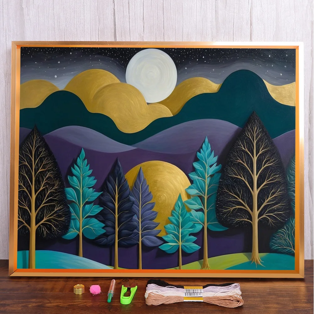 Landscape Cartoon Printed Canvas 11CT Cross-Stitch Kit Embroidery Craft Painting Knitting Needlework Jewelry Sales Room Decor
Landscape Cartoon Printed Canvas 11CT Cross-Stitch Kit Embroidery Craft Painting Knitting Needlework Jewelry Sales Room Decor