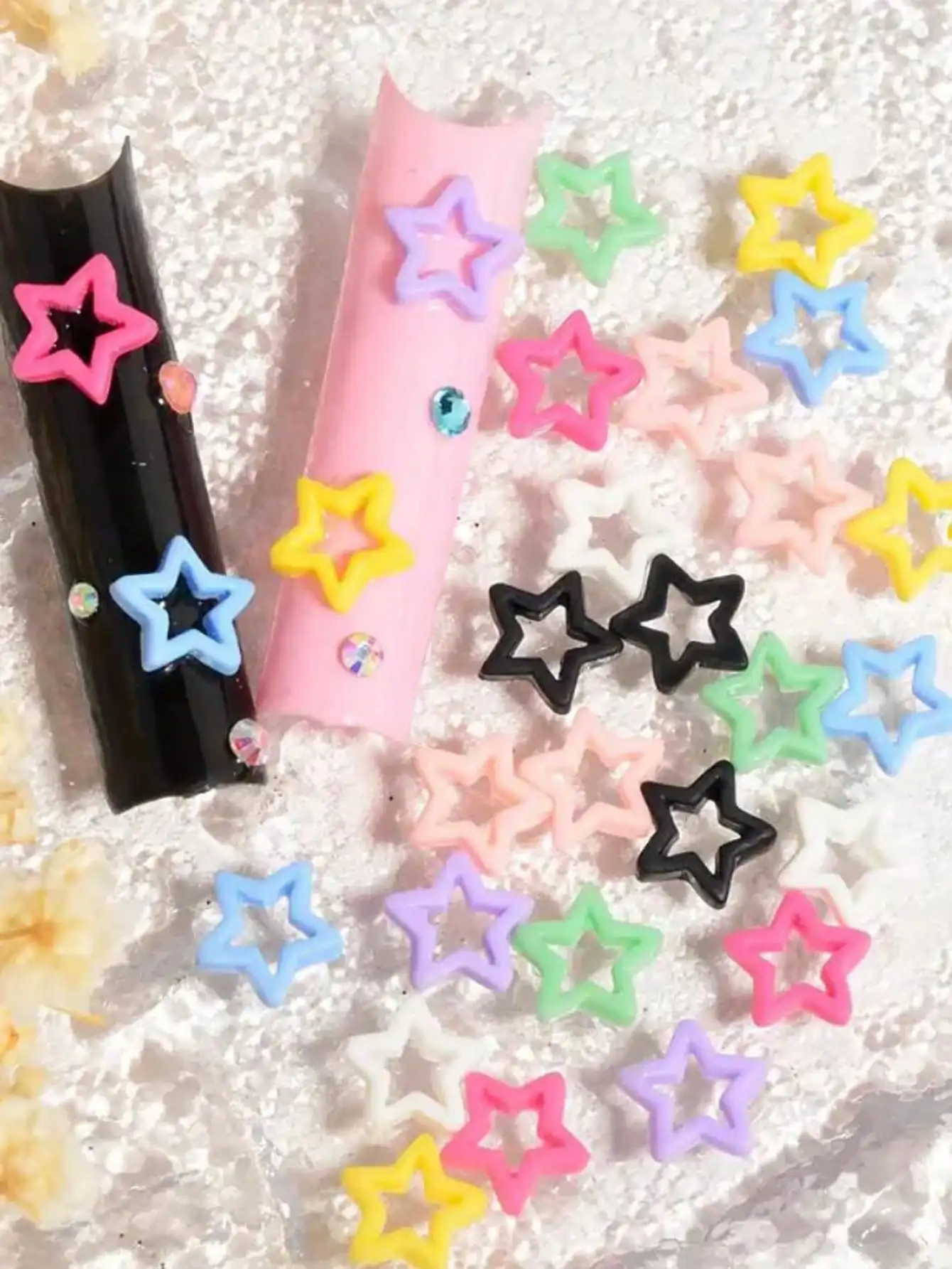 50pcs Mixed Candy Color 3D Resin Star Nail Art Decorations, Macaron Star Heart Shaped Resin Charms, Suitable For Nail Art, Phone Cases, Hair Clips, Jewelry Making, Nail Supplies, Nail Gems Nails
50pcs Mixed Candy Color 3D Resin Star Nail Art Decorations, Macaron Star Heart Shaped Resin Charms, Suitable For Nail Art, Phone Cases, Hair Clips, Jewelry Making, Nail Supplies, Nail Gems Nails