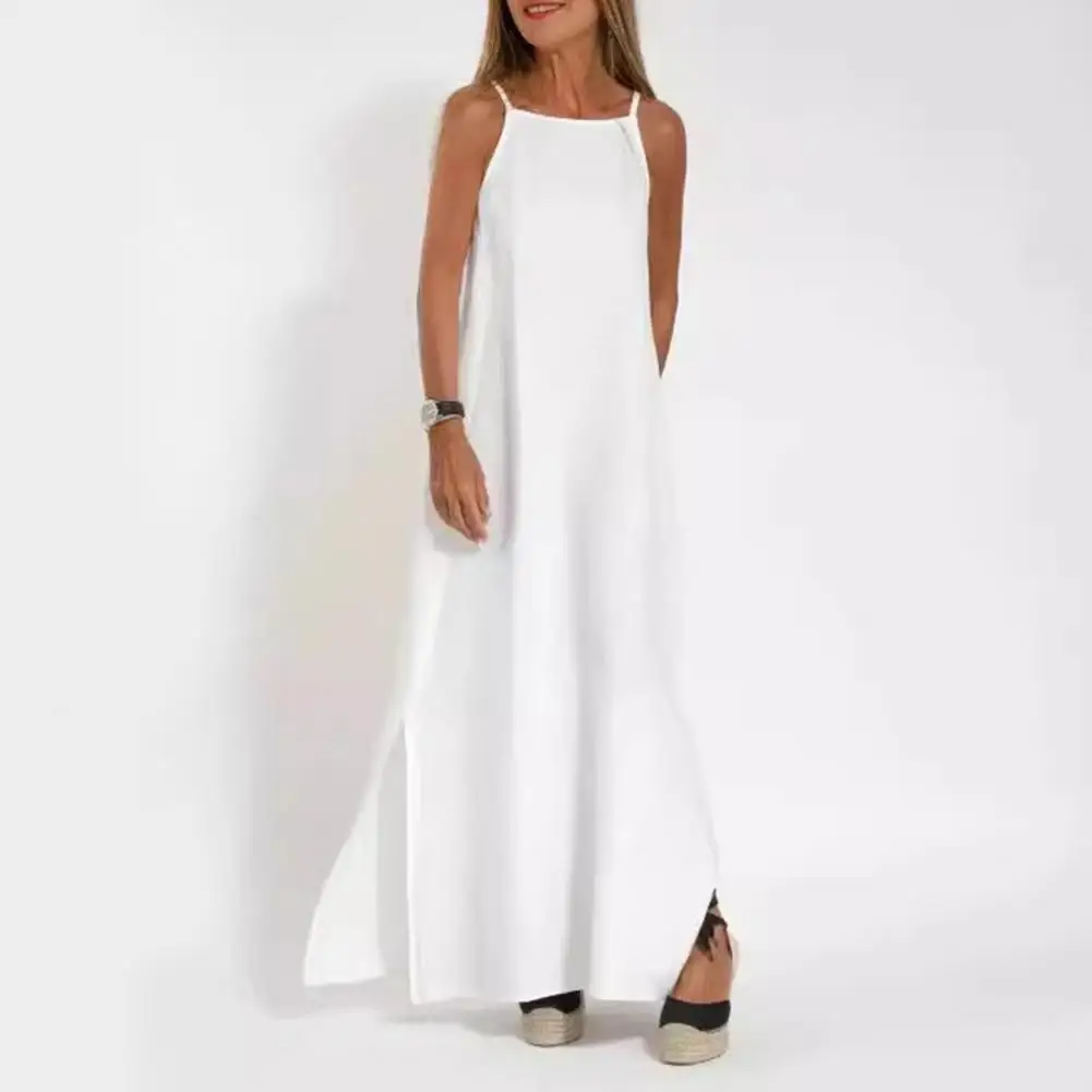 Women Spaghetti Strap Dress Elegant Summer Cotton Linen Maxi Dresses for Women Spaghetti Strap Long Dress Flowy Split for Women
Women Spaghetti Strap Dress Elegant Summer Cotton Linen Maxi Dresses for Women Spaghetti Strap Long Dress Flowy Split for Women