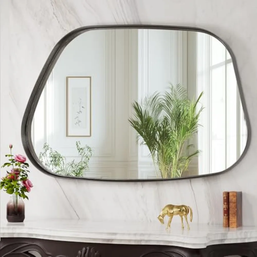 Irregular Wall Mirror 26"x40" Bathroom Mirrors Asymmetrical Artistic Decorative for Living Room Bedroom Bathroom Hallway Entryw
Irregular Wall Mirror 26"x40" Bathroom Mirrors Asymmetrical Artistic Decorative for Living Room Bedroom Bathroom Hallway Entryw
