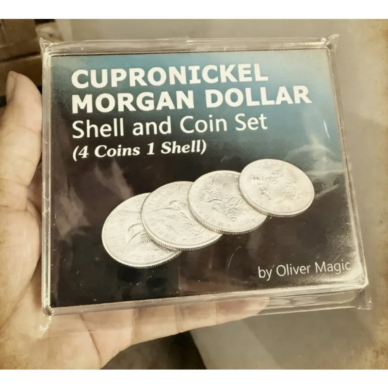 Набор из медно-никелевых монет и монет-оболочек Морган (4 монеты, 1 оболочка) – Фокусы с монетами крупным планом, иллюзии, реквизит для фокусников
Набор из медно-никелевых монет и монет-оболочек Морган (4 монеты, 1 оболочка) – Фокусы с монетами крупным планом, иллюзии, реквизит для фокусников