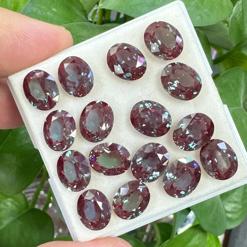 Alexandrite Lab Grown Change Color Stone Charms Gemstone for DIY Ring Necklace Earrings Main Materials Selectable Certificate
Alexandrite Lab Grown Change Color Stone Charms Gemstone for DIY Ring Necklace Earrings Main Materials Selectable Certificate