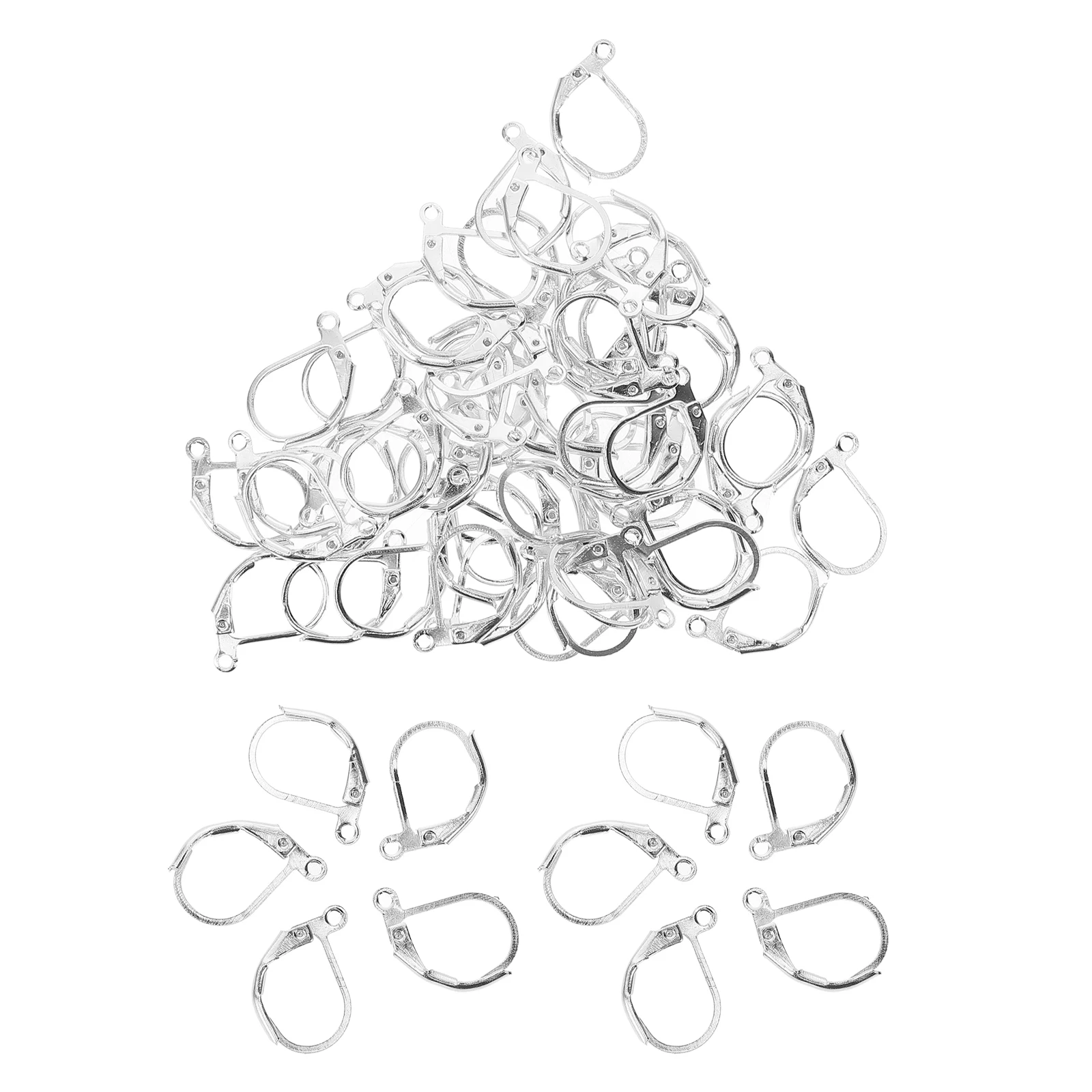 100pcs Silver French Hook Earwires Light Smooth Copper DIY Earring Findings Hoops Components Jewelry Making Supplies
100pcs Silver French Hook Earwires Light Smooth Copper DIY Earring Findings Hoops Components Jewelry Making Supplies