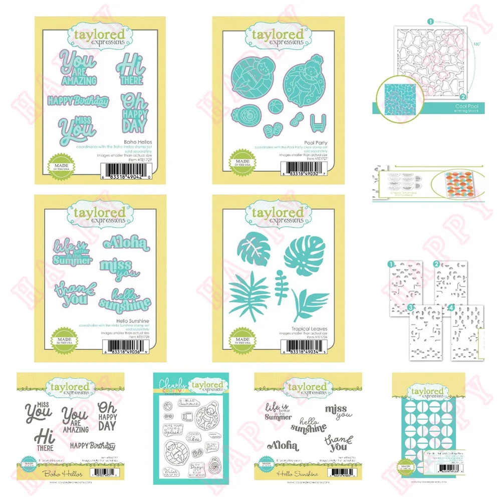 2022 New Hello Sunshine Tropical Leaves Cool Pool Rotating Pool Party Cut Die Stamps Stencil Scrapbook Diary Diy Greet Card Mold
2022 New Hello Sunshine Tropical Leaves Cool Pool Rotating Pool Party Cut Die Stamps Stencil Scrapbook Diary Diy Greet Card Mold