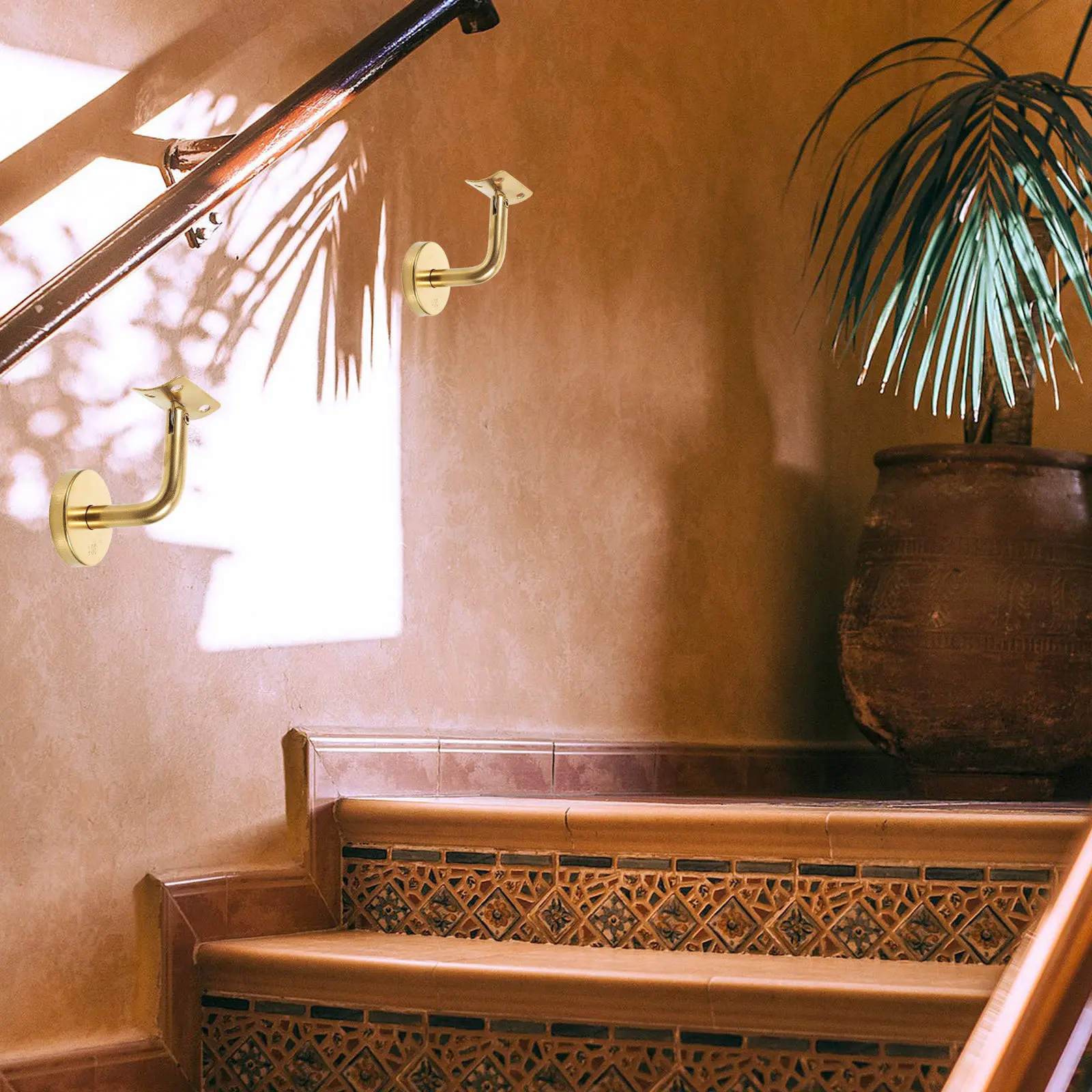 Комплект из 2 кронштейнов для перил из цельной нержавеющей стали для лестниц, террас и балконов, устойчивых к царапинам и ржавчине, опора для лестничных ограждений
Комплект из 2 кронштейнов для перил из цельной нержавеющей стали для лестниц, террас и балконов, устойчивых к царапинам и ржавчине, опора для лестничных ограждений