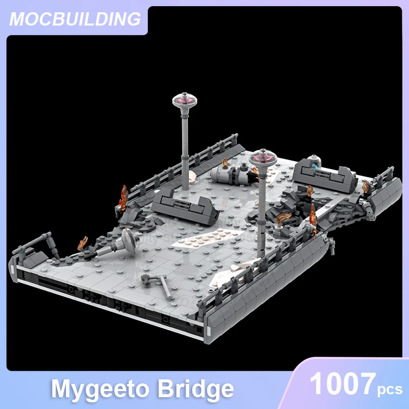 Модель Mygeeto Bridge MOC, строительные блоки, космическая архитектура, коллекция дисплеев, сделай сам, сборные кирпичи, креативные игрушки, подарки, 1007 шт.
Модель Mygeeto Bridge MOC, строительные блоки, космическая архитектура, коллекция дисплеев, сделай сам, сборные кирпичи, креативные игрушки, подарки, 1007 шт.