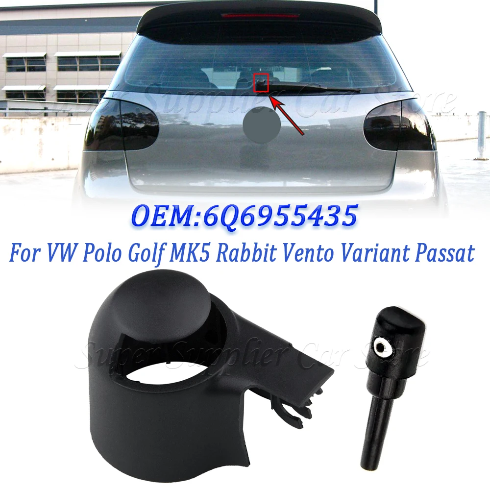 Car Rear Wiper Arm Nut Cover Cap Nozzle Bolt For VW Golf 5 Mk5 1K 2003-2009 Rabbit GTI Jetta SportWagen Vento Variant 6Q6955435
Car Rear Wiper Arm Nut Cover Cap Nozzle Bolt For VW Golf 5 Mk5 1K 2003-2009 Rabbit GTI Jetta SportWagen Vento Variant 6Q6955435