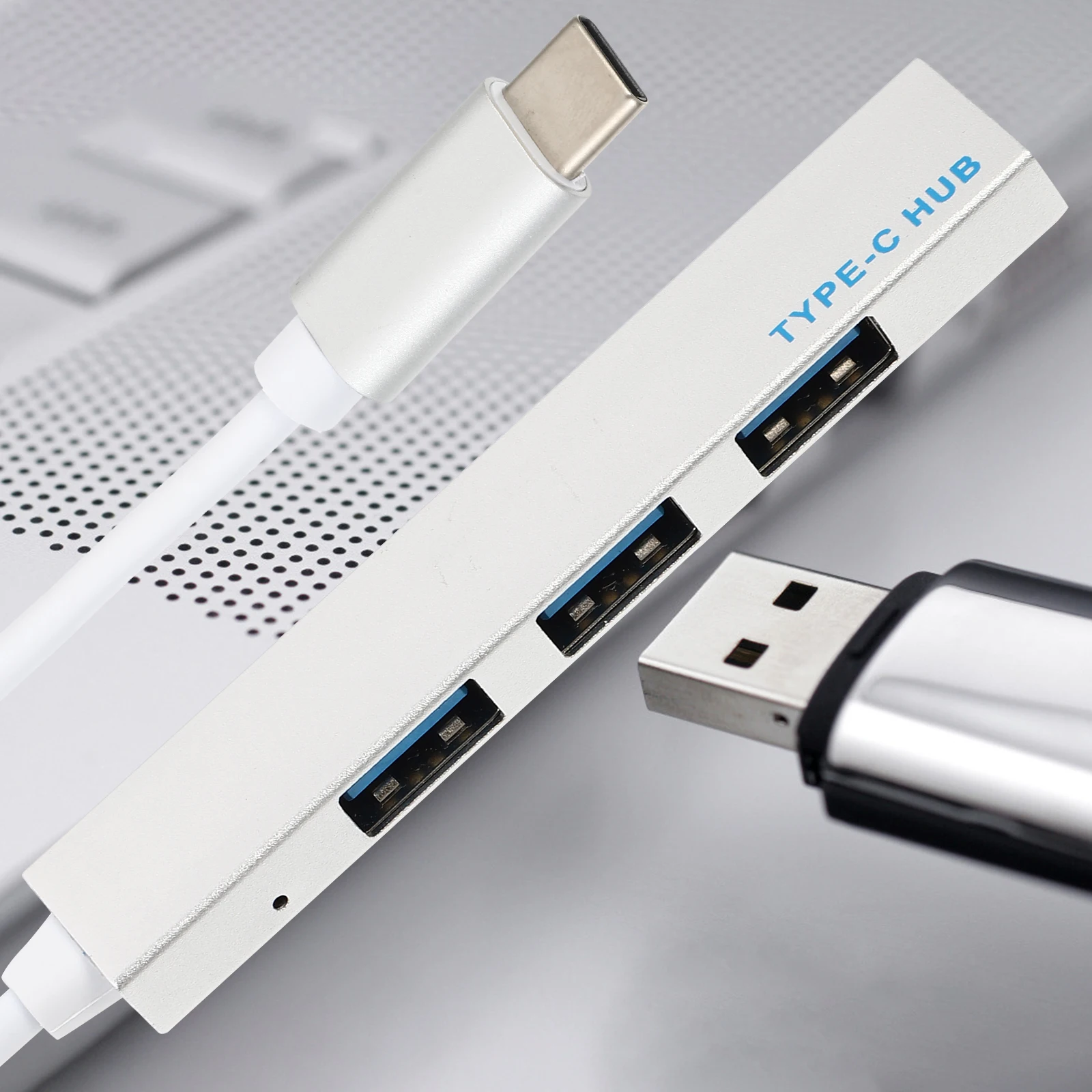 Type-C USB Hub Laptop Splitters Practical Multi-Port HD Multifunction Aluminum Alloy Expansion Transfer Adapters USB2.0 Data
Type-C USB Hub Laptop Splitters Practical Multi-Port HD Multifunction Aluminum Alloy Expansion Transfer Adapters USB2.0 Data