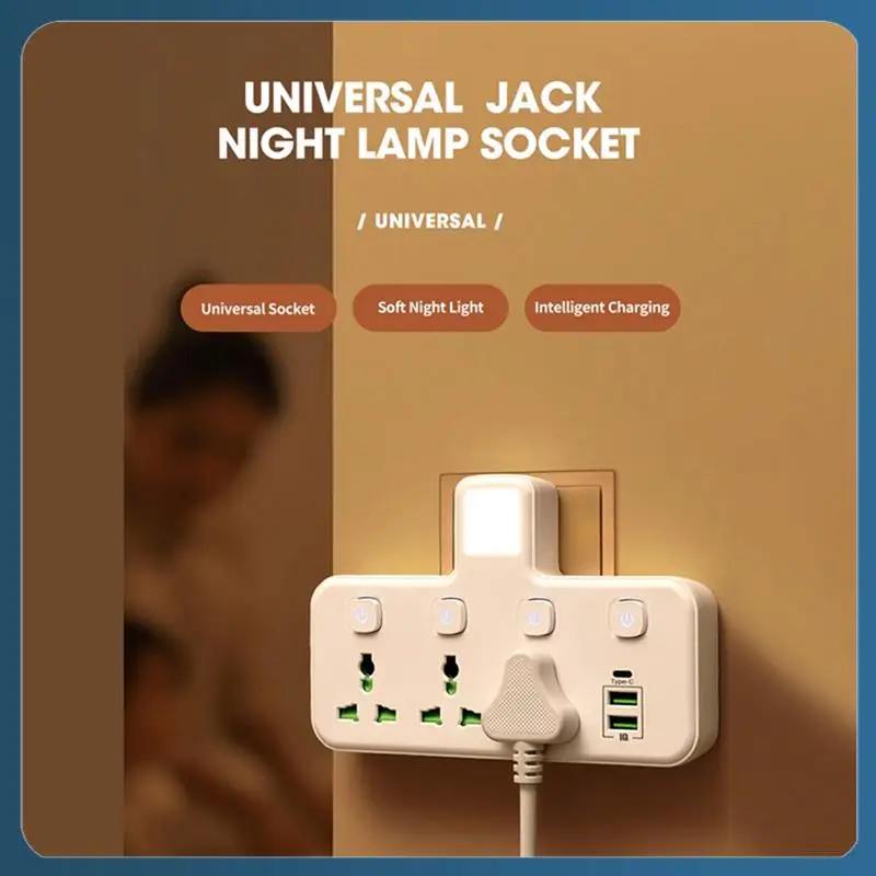 Y22A-Multi Outlet Power Strip Wall Socket Universal Network Filter USB Charger Separate Switch Adapter With Light
Y22A-Multi Outlet Power Strip Wall Socket Universal Network Filter USB Charger Separate Switch Adapter With Light