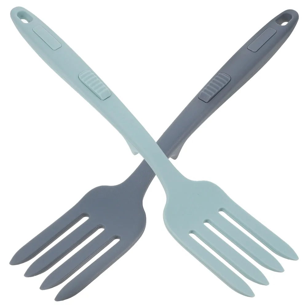 2pcs Lake Blue Silicone Cooking Forks Heat Resistant Dishwasher Safe Stir Mix Eggs Blending Meat Sausage Watermelon
2pcs Lake Blue Silicone Cooking Forks Heat Resistant Dishwasher Safe Stir Mix Eggs Blending Meat Sausage Watermelon