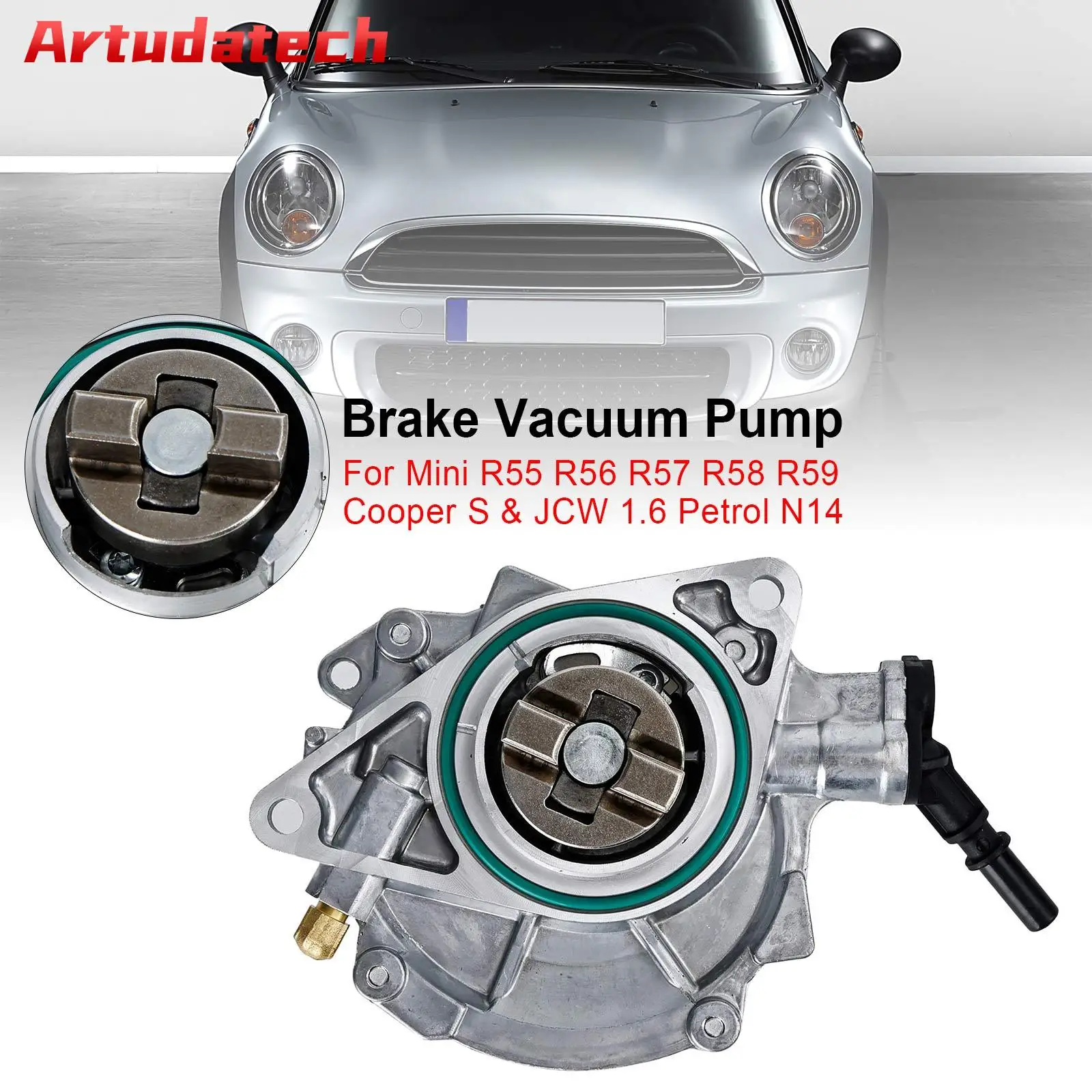 Artudatech Brake Vacuum Pump 11667556919 For Mini R55 R56 R57 R58 R59 Cooper S & JCW Car Accessories
Artudatech Brake Vacuum Pump 11667556919 For Mini R55 R56 R57 R58 R59 Cooper S & JCW Car Accessories