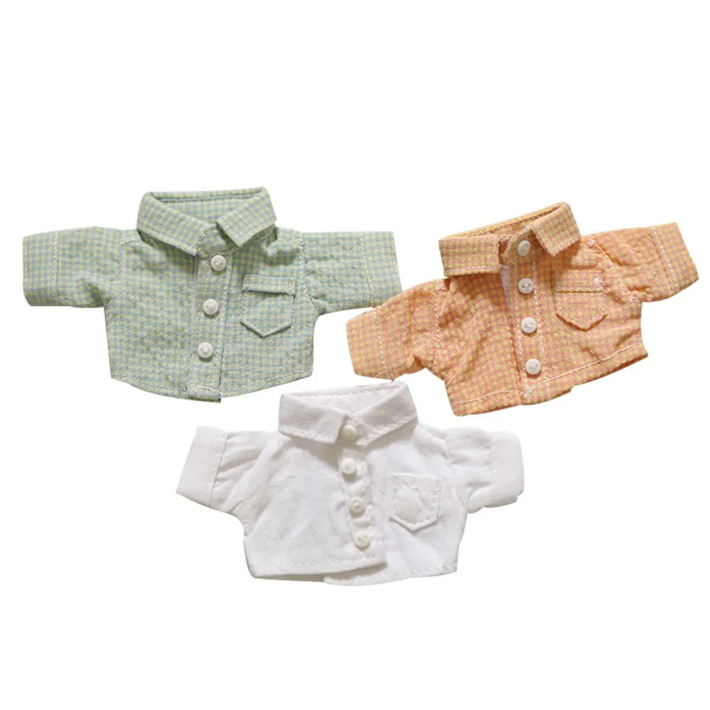 Colorful 12cm Doll Clothes Lapel Shirt Mini Cotton Doll's Shirt Clothes Fashion Casual Fashion Doll Outfit Girl Gift
Colorful 12cm Doll Clothes Lapel Shirt Mini Cotton Doll's Shirt Clothes Fashion Casual Fashion Doll Outfit Girl Gift