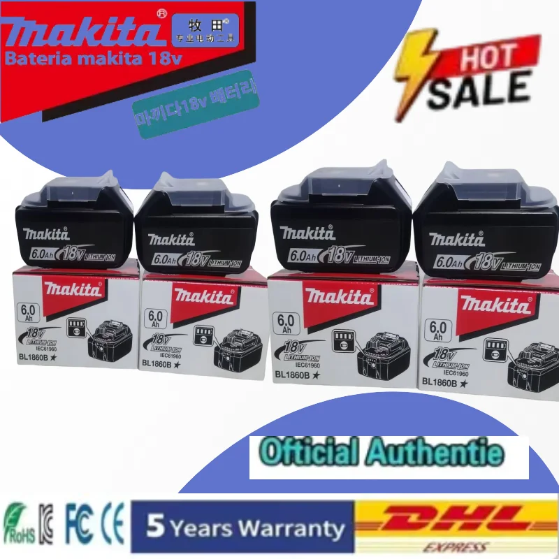 NEWOriginal genuine Makita 18V 5.0Ah rechargeable battery, Makita BL1830 BL1830B BL1840 BL1840 BL1850 BL1850B electric tool batt
NEWOriginal genuine Makita 18V 5.0Ah rechargeable battery, Makita BL1830 BL1830B BL1840 BL1840 BL1850 BL1850B electric tool batt