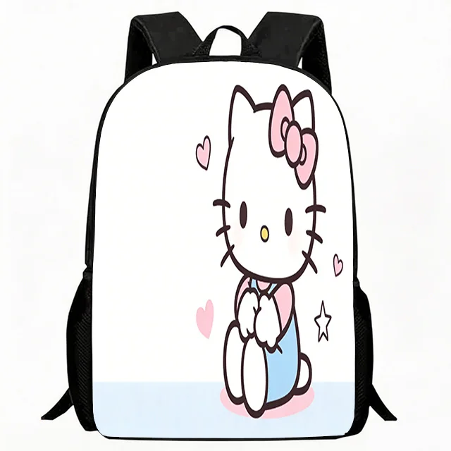 Kids Bag Cute Hello Kitty with Pink Bow Print Backpack Lightweight Breathable School Bag Adjustable Casual Daypack with Hearts a
Kids Bag Cute Hello Kitty with Pink Bow Print Backpack Lightweight Breathable School Bag Adjustable Casual Daypack with Hearts a
