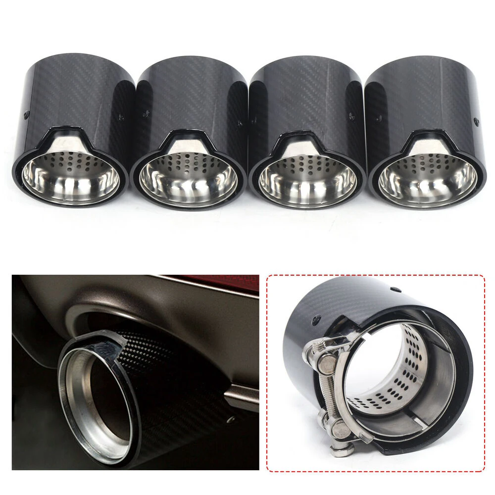 70mm Inlet Universal Upgrade Car Exhaust Systems For BMW F87 F80 F82 F83 M2 M3 M4 Carbon Fiber Muffler Tip Pipe Accessories
70mm Inlet Universal Upgrade Car Exhaust Systems For BMW F87 F80 F82 F83 M2 M3 M4 Carbon Fiber Muffler Tip Pipe Accessories