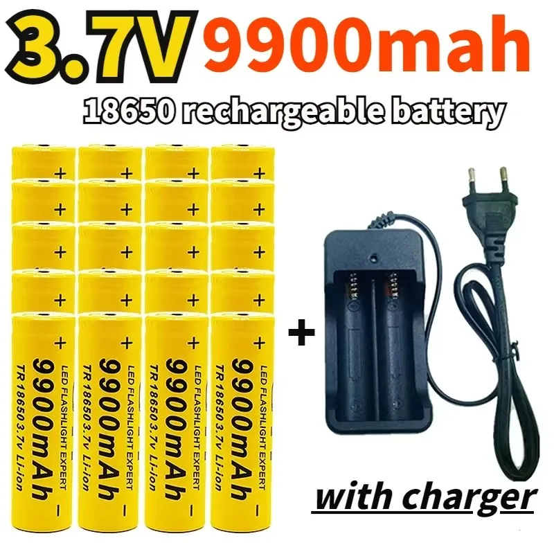 18650Battery Rechargeable Battery 3.7V9900Mah with Charger Capacity Rechargeable Li-IonBattery for Remotecontrolcomputer Shaver
18650Battery Rechargeable Battery 3.7V9900Mah with Charger Capacity Rechargeable Li-IonBattery for Remotecontrolcomputer Shaver