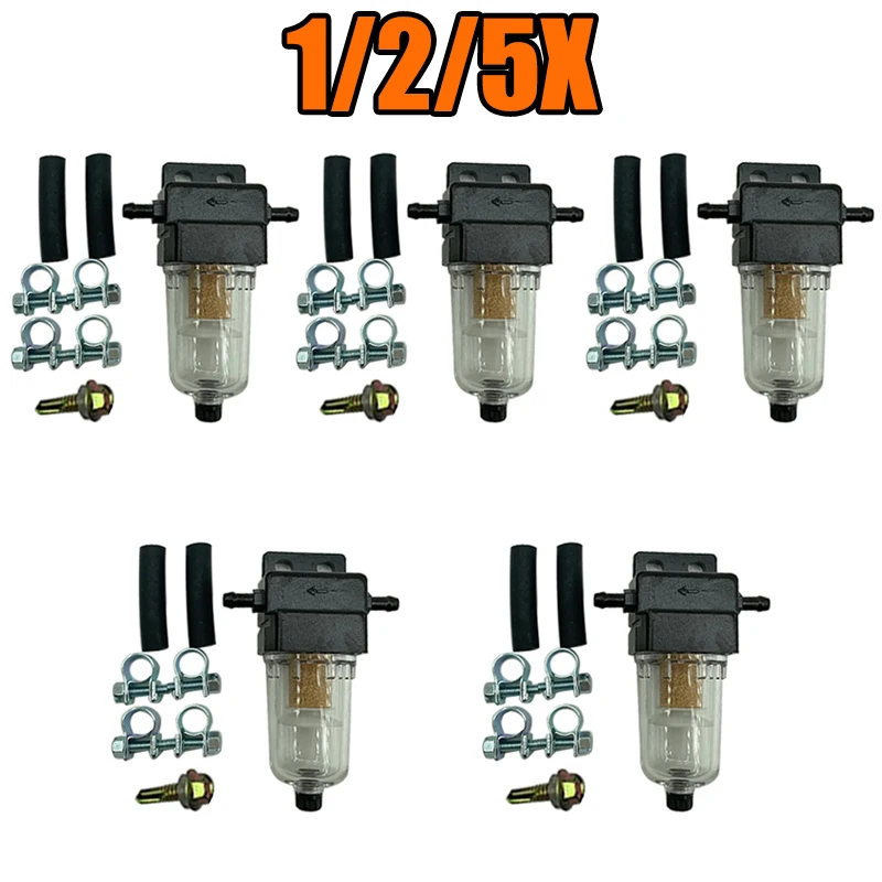 1/2/5X Fuel Oil Filter Water Separator + Connction Hose + Clip Kit For Webasto Eberspacher Air Diesel Parking Heater Accessories
1/2/5X Fuel Oil Filter Water Separator + Connction Hose + Clip Kit For Webasto Eberspacher Air Diesel Parking Heater Accessories